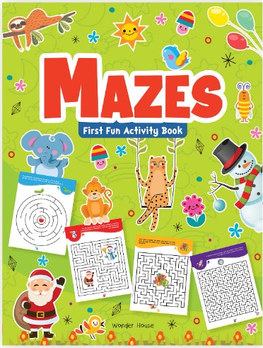 Mazes: First Fun Activity Books for Kids by Wonder House Books