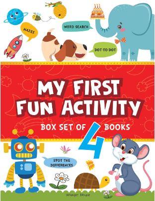 My First Fun Activity: Boxset of 4 Books by Wonder House Books