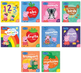 Peppa Pig Early Learning Library (English-Hindi): Boxset of 10 Board Books for Children