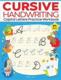 Cursive Handwriting - Capital Letters: Practice Workbook For Children by Wonder House Books