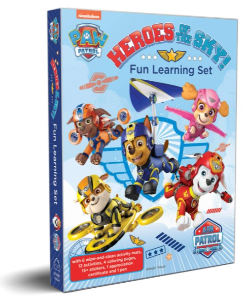 Nickelodeon Paw Patrol - Air Patrol Heroes Of The Sky! : Fun Learning Set (with Wipe and Clean Mats, Coloring Sheets, Stickers, Appreciation Certificate and Pen) by Wonder House Books