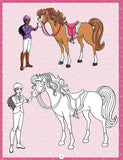 Barbie Copy Colouring Book