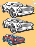 Hot Wheels Copy Colouring Book