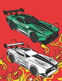 Hot Wheels Copy Colouring Book