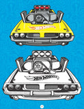 Hot Wheels Copy Colouring Book