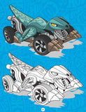 Hot Wheels Copy Colouring Book
