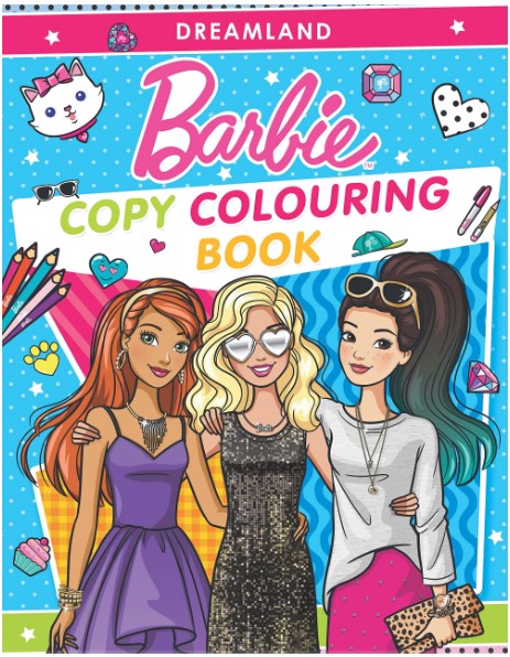 Barbie Copy Colouring Book by Dreamland Publications