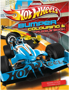 Hot Wheels Bumper Colouring & Puzzle Book by Dreamland Publications