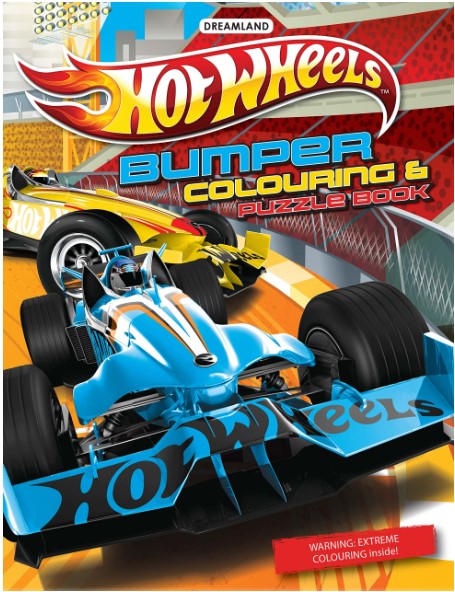 Hot Wheels Bumper Colouring & Puzzle Book by Dreamland Publications