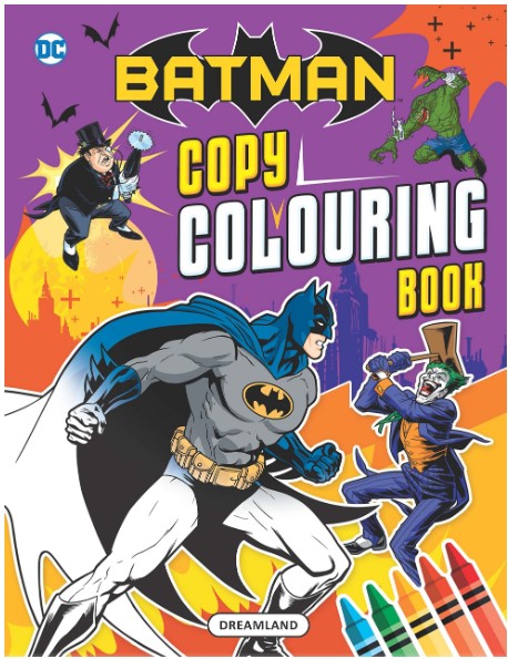 Batman Copy Colouring Book by Dreamland Publications