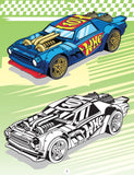 Hot Wheels Copy Colouring Book