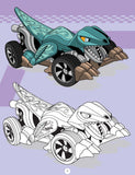 Hot Wheels Copy Colouring Book