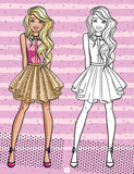 Barbie Copy Colouring Book