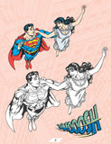Superman Copy Colouring Book