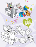 Tom and Jerry Copy Colouring Book