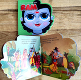 My First Shaped Board Book: Illustrated Ram Hindu Mythology Book for Kids Age 2+