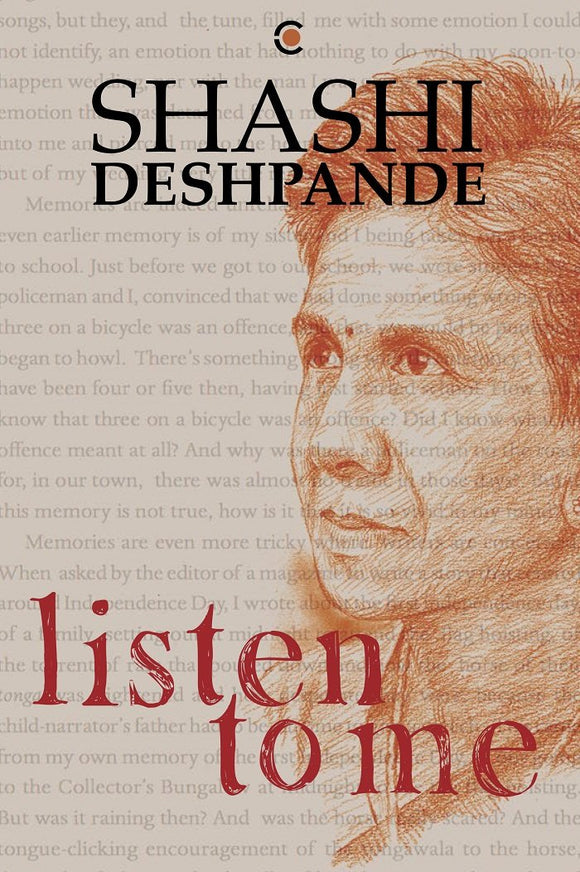 Listen to Me by Shashi Deshpande