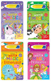 Water Magic Books (All 4) - With Water Pen - Use over and over again Spiral-bound – Coloring Book