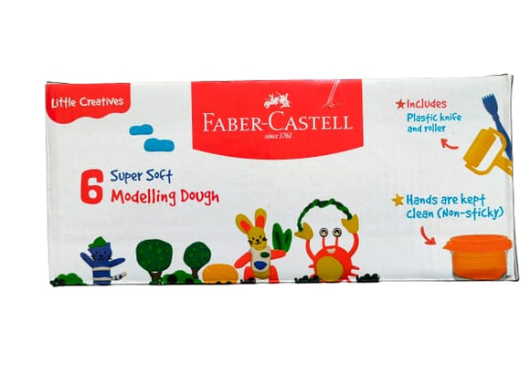 Faber-Castell Modelling Dough - Pack of 6
