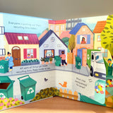 Peep Inside How a Recycling Truck Works (Usborne)